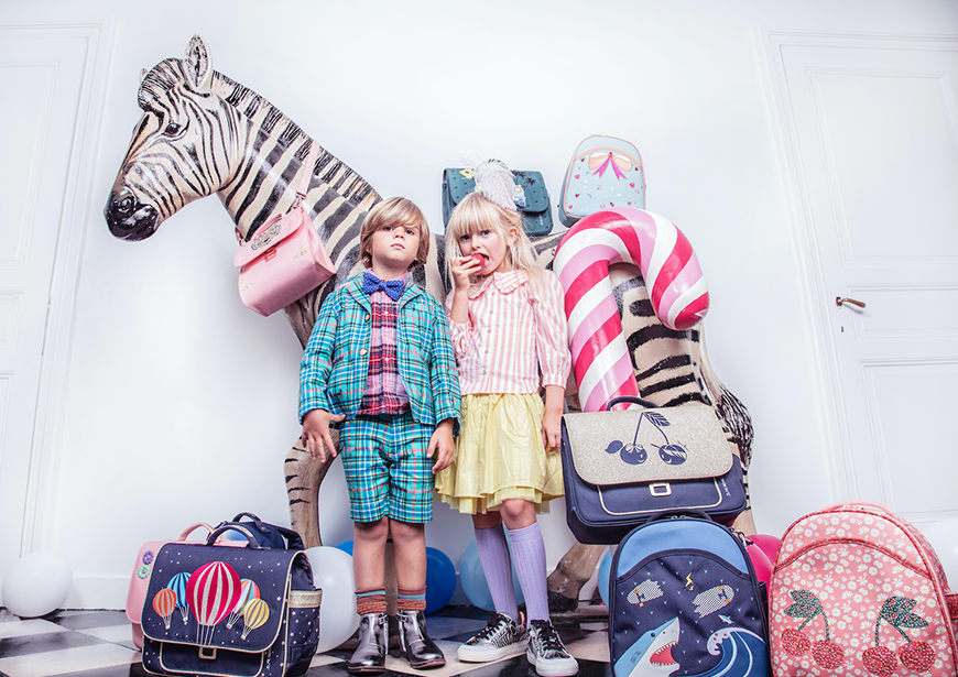 jeune premier drop 2 de kleine zebra hippe schooltas rugzak